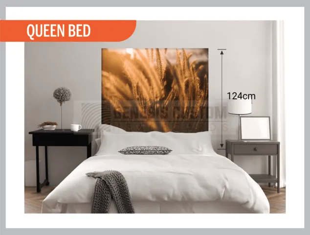 natural artwork 4 queen bed 124cm
