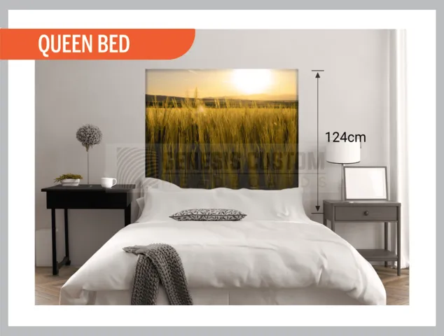 natural artwork 5 queen bed 124cm