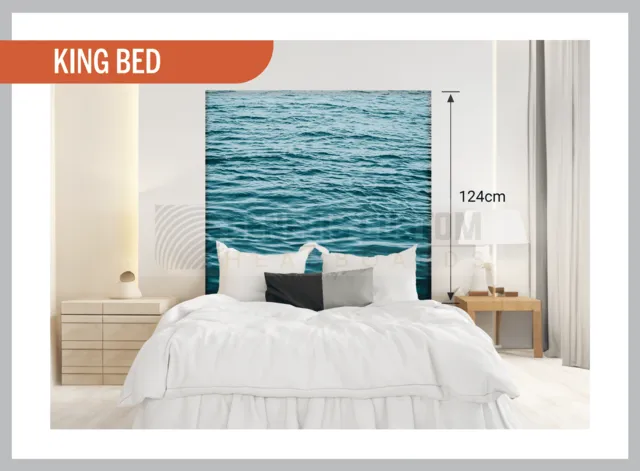 Oceanic Artwork king bed 124cm