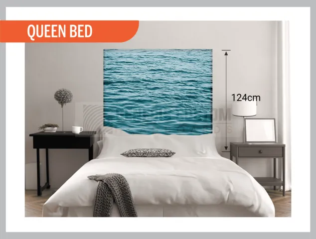 Oceanic Artwork queen bed 124cm