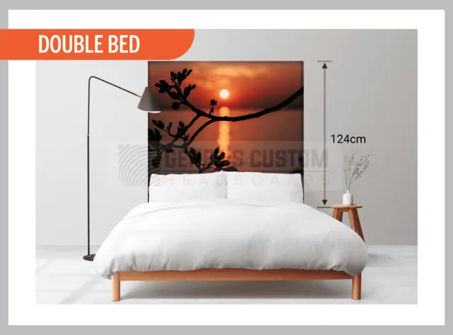 scenic artwork  double bed 124cm