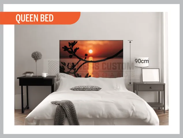 scenic artwork  queen bed 90cm