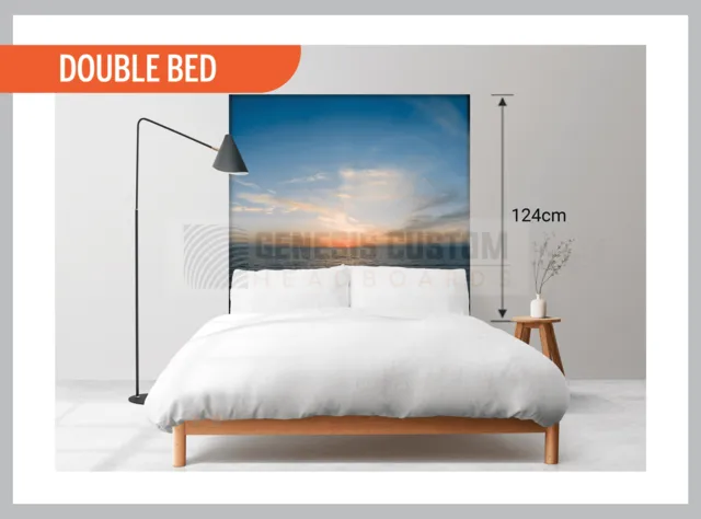 natural artwork 5 double bed 124cm