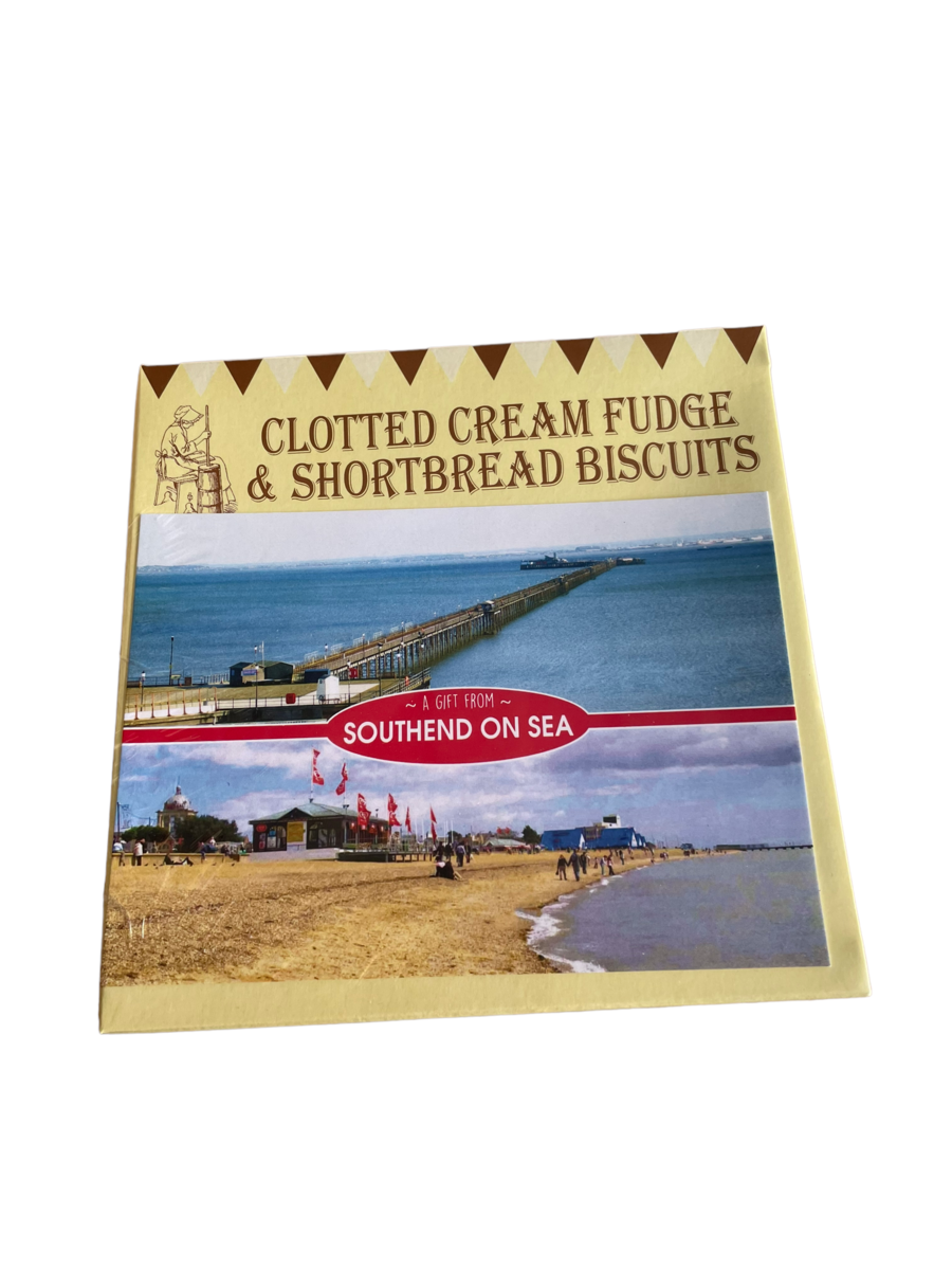 300g Seaside Clotted Cream Fudge & Biscuit Boxes