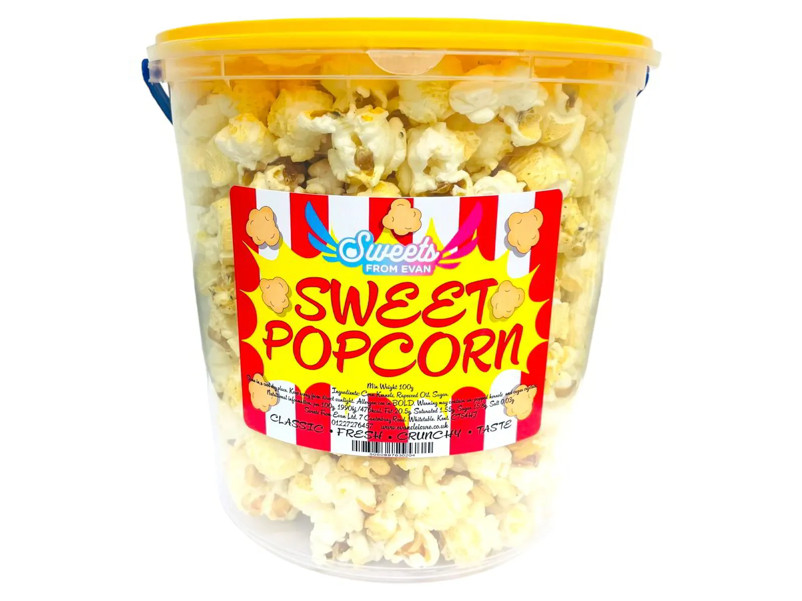 36x Sweet Popcorn 2.3 Litre
