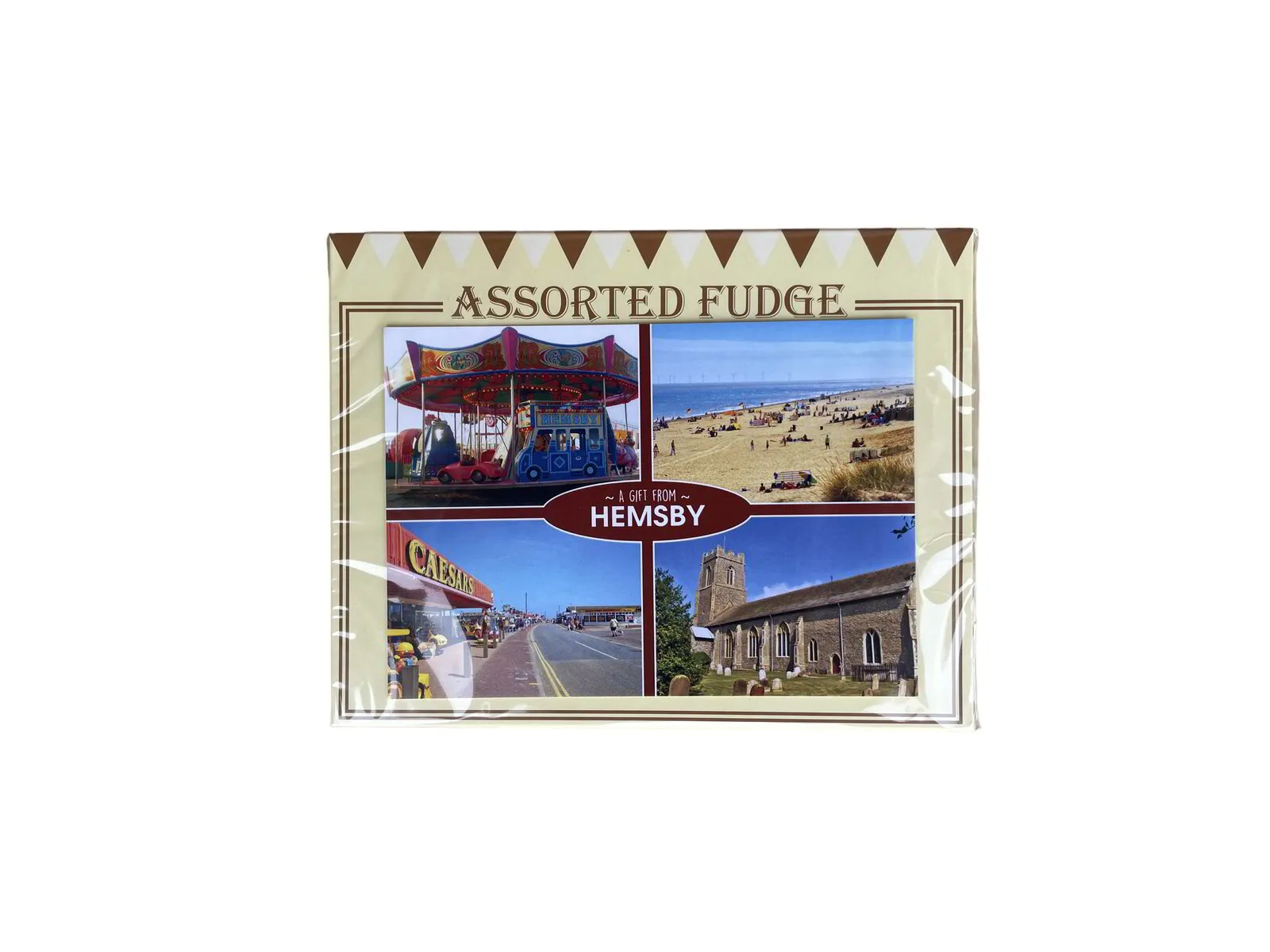 140g Assorted Fudge Seaside Town Gift Boxes