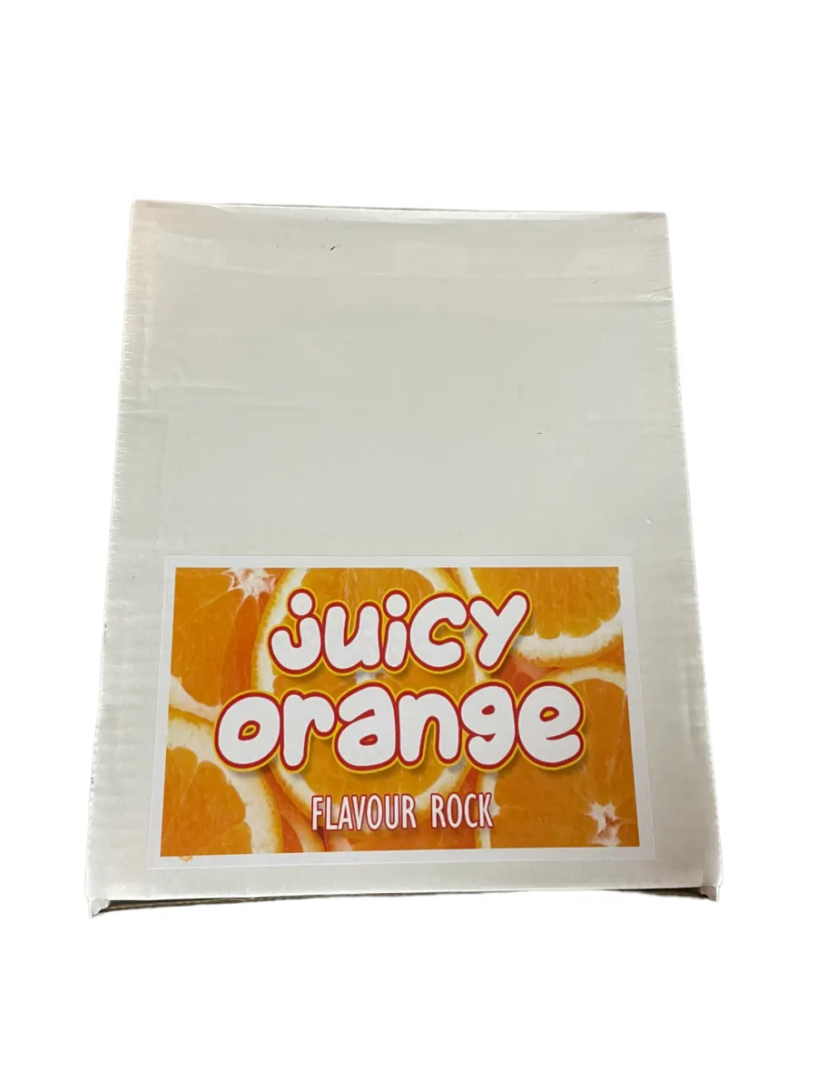 100x Juicy Orange Flavoured Rock Sticks
