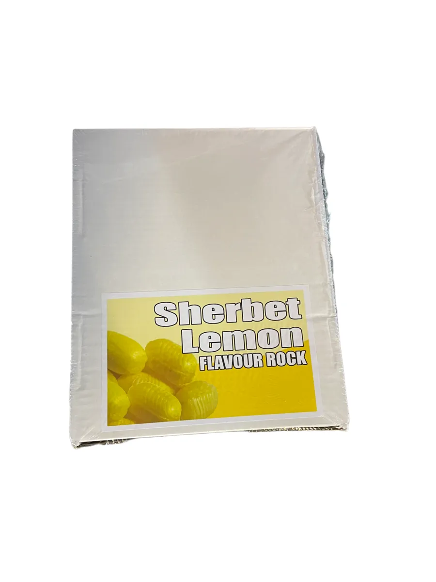  100x Sherbet Lemon Flavoured Rock Sticks
