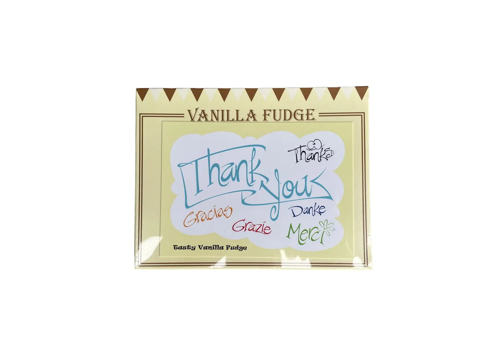 140g Thank You Seaside Vanilla Fudge Gift Box