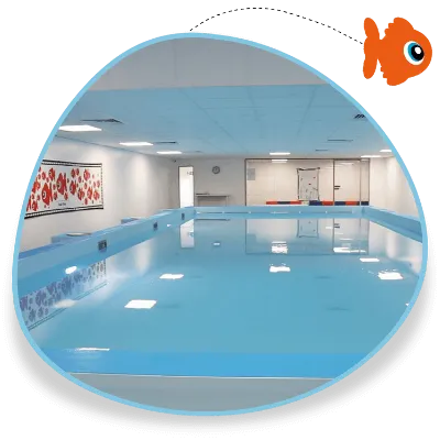 Swim Works’ swimming pool at Leamington Spa is an airy, open, bright swimming pool