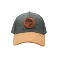 Voetspore Charcoal & Tan Cap 