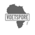 Voetspore Numberplate with Africa Domed Sticker 