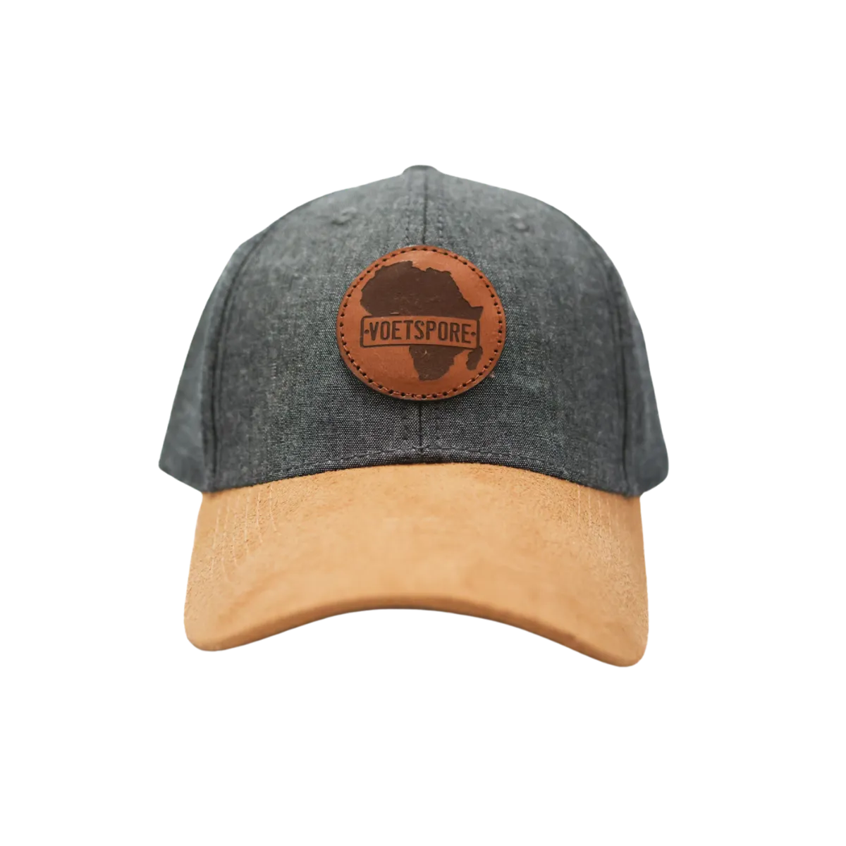 Voetspore Charcoal & Tan Cap 