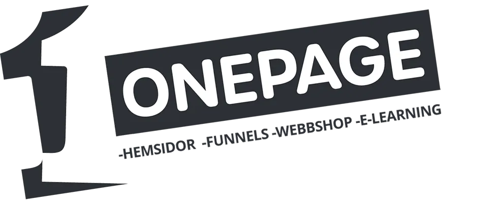 ONEPAGE HEMSIDA