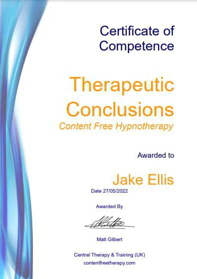Hypnotherapy Certificate