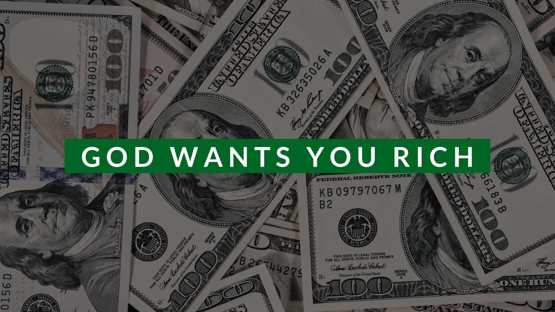 God Wants You Rich 3 Pay