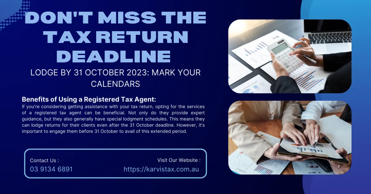 Don't Miss the Tax Return Deadline Here's What You Need to Know