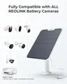 Instacam Reolink Trackmix WiFi BATTERY 2K 4MP Dual Lens Camera & Solar Panel Combo