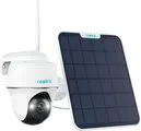 Instacam Reolink Argus PT Ultra 4K 8MP Smart AI Person/Vehicle/Pet Detection Spotlight Camera & Solar Panel Combo