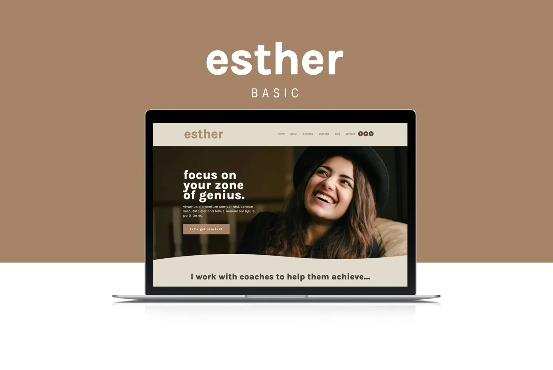 Esther Basic Website Template