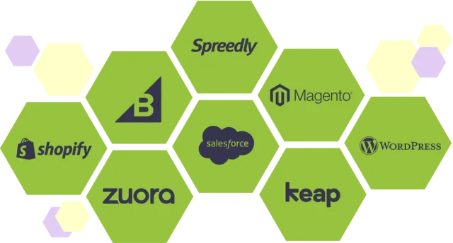 Platform integrations: Shopify, Zuora, Spreedly, Braintree, and more