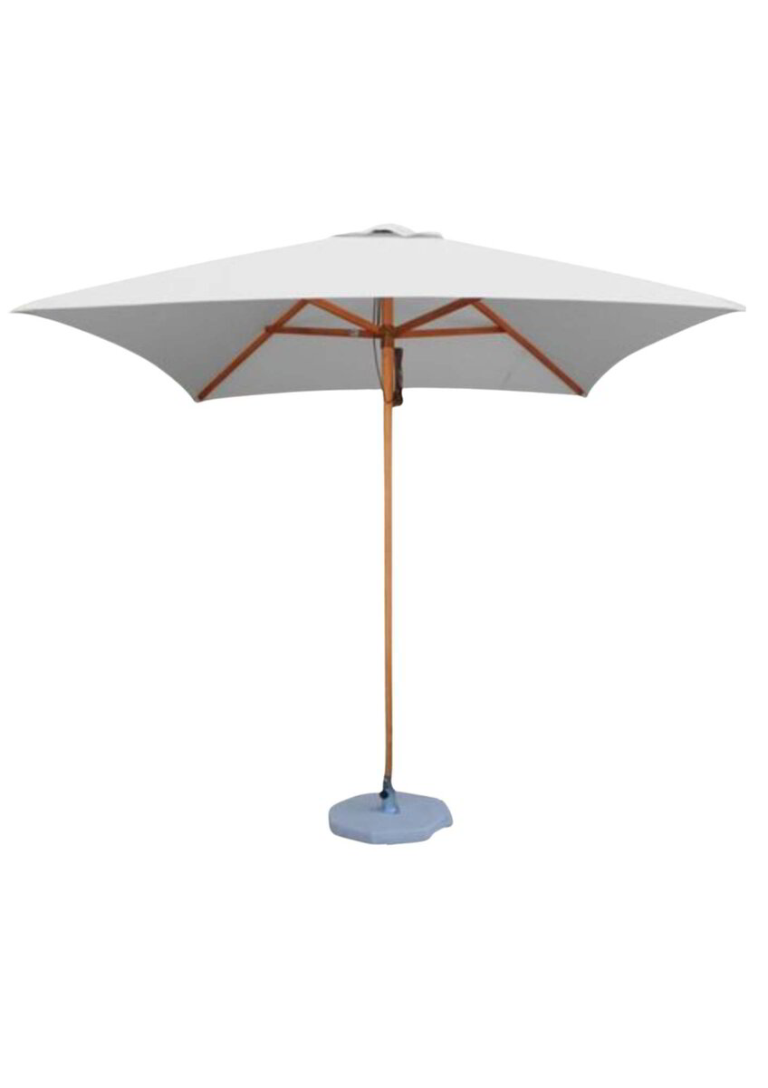 White umbrella deals hire