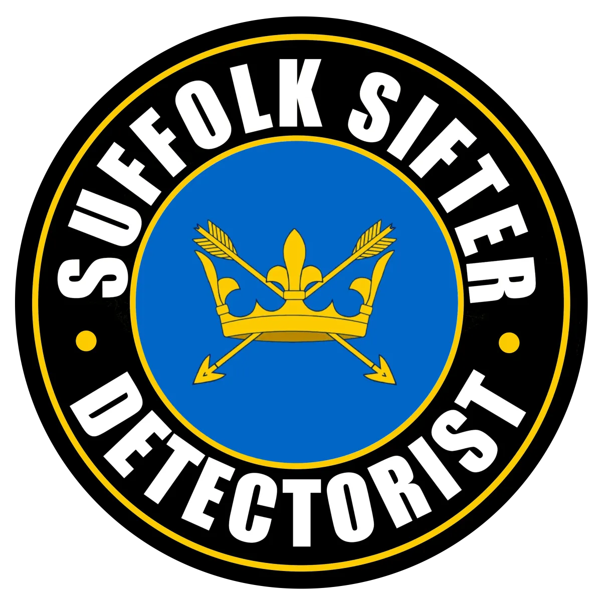 "Suffolk Sifter - Detectorist" Vinyl Sticker - Inc FREE UK P&P