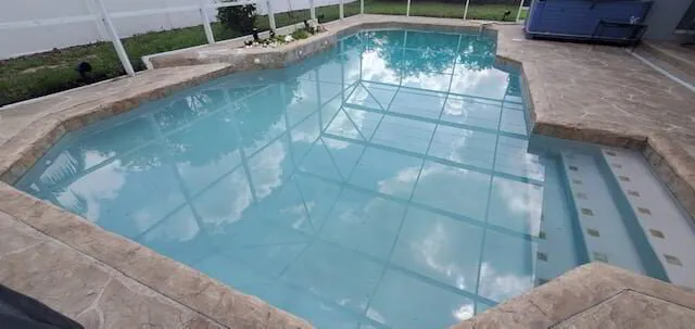 Barbuda Concrete Clear and Blue Winter Park Pool