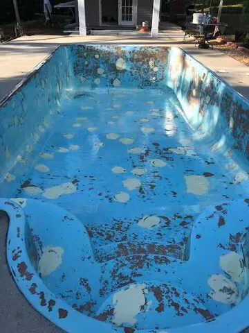 Pacific Blue Jims Pools Empty