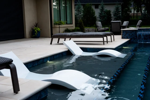 French Grey Residential Pool