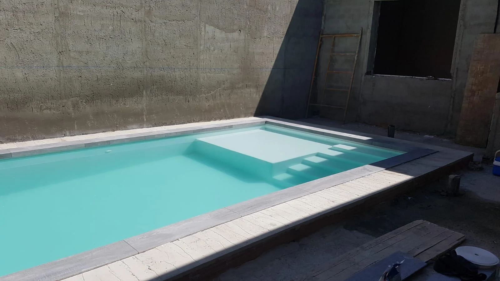 Commercial White Concrete Pool Spain