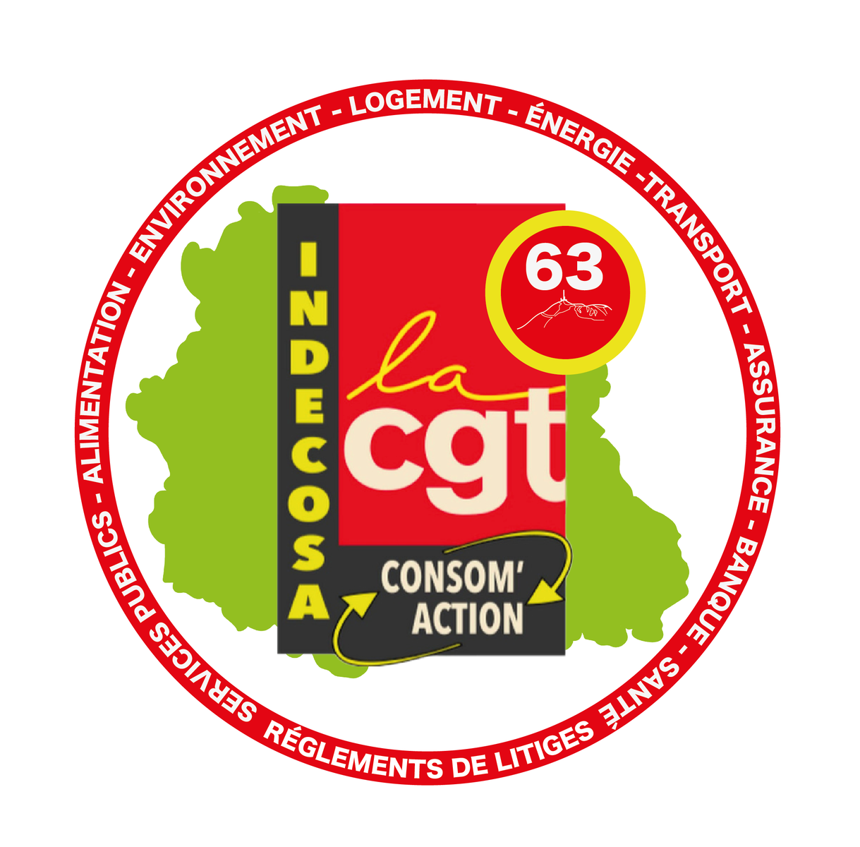 INDECOSA CGT 63 logo
