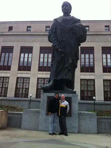 Dr. Sen with Prof. Osmo Hänninen. University of Eastern Finland