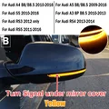 Dynamic LED Side Mirror Turn Signal Light for Audi A4 A5 B8 B8.5 A3 8P Q3 A6 C6 A8 D3 | Scroll Blinker