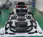 TC Style Dry Carbon Fiber Wide Body Kit for Porsche 911 992 (2019-2023) | Full Bolt-On Kit for Carrera & Carrera S