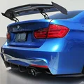 KUMIKUBI Universal Carbon Fiber Rear Spoiler for BMW M Series | MAD GT Style Trunk Lip Wing for Sedan | ABS Plastic with Carbon Look