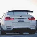 KUMIKUBI Universal Carbon Fiber Rear Spoiler for BMW M Series | MAD GT Style Trunk Lip Wing for Sedan | ABS Plastic with Carbon Look