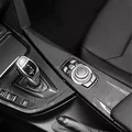 Carbon Fiber Style Gear Shift Panel Cover for BMW F32 F33 F36 3/4 Series 320i 430i | 2013-2019 ABS Interior Trim