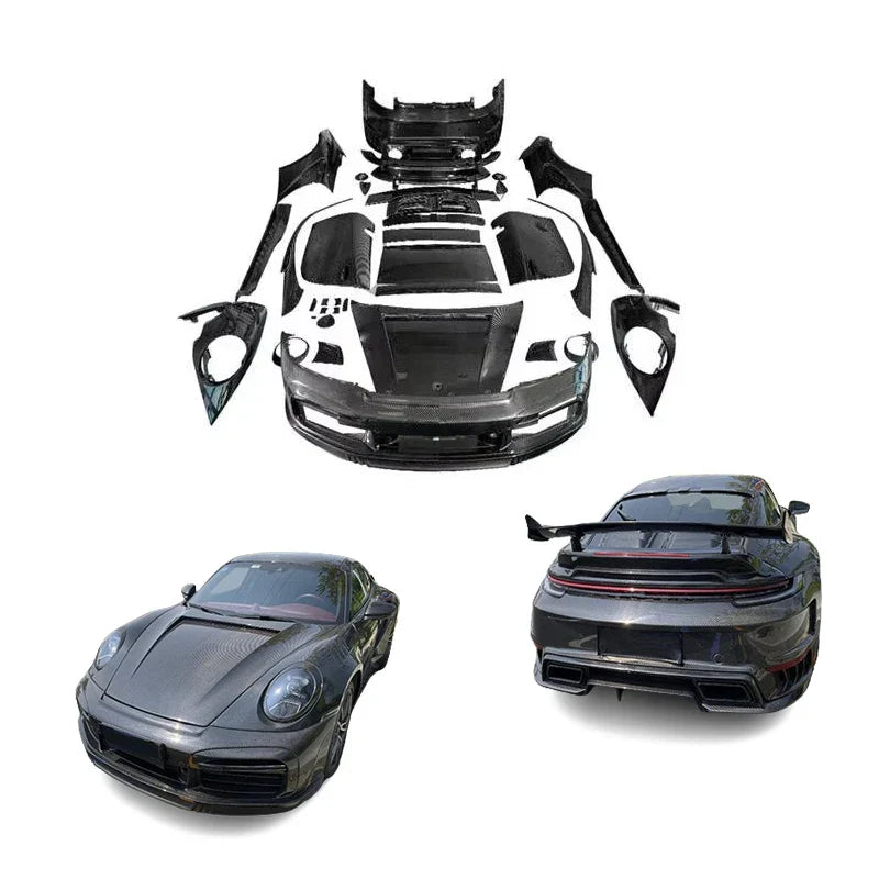 TC Style Dry Carbon Fiber Wide Body Kit for Porsche 911 992 (2019-2023) | Full Bolt-On Kit for Carrera & Carrera S