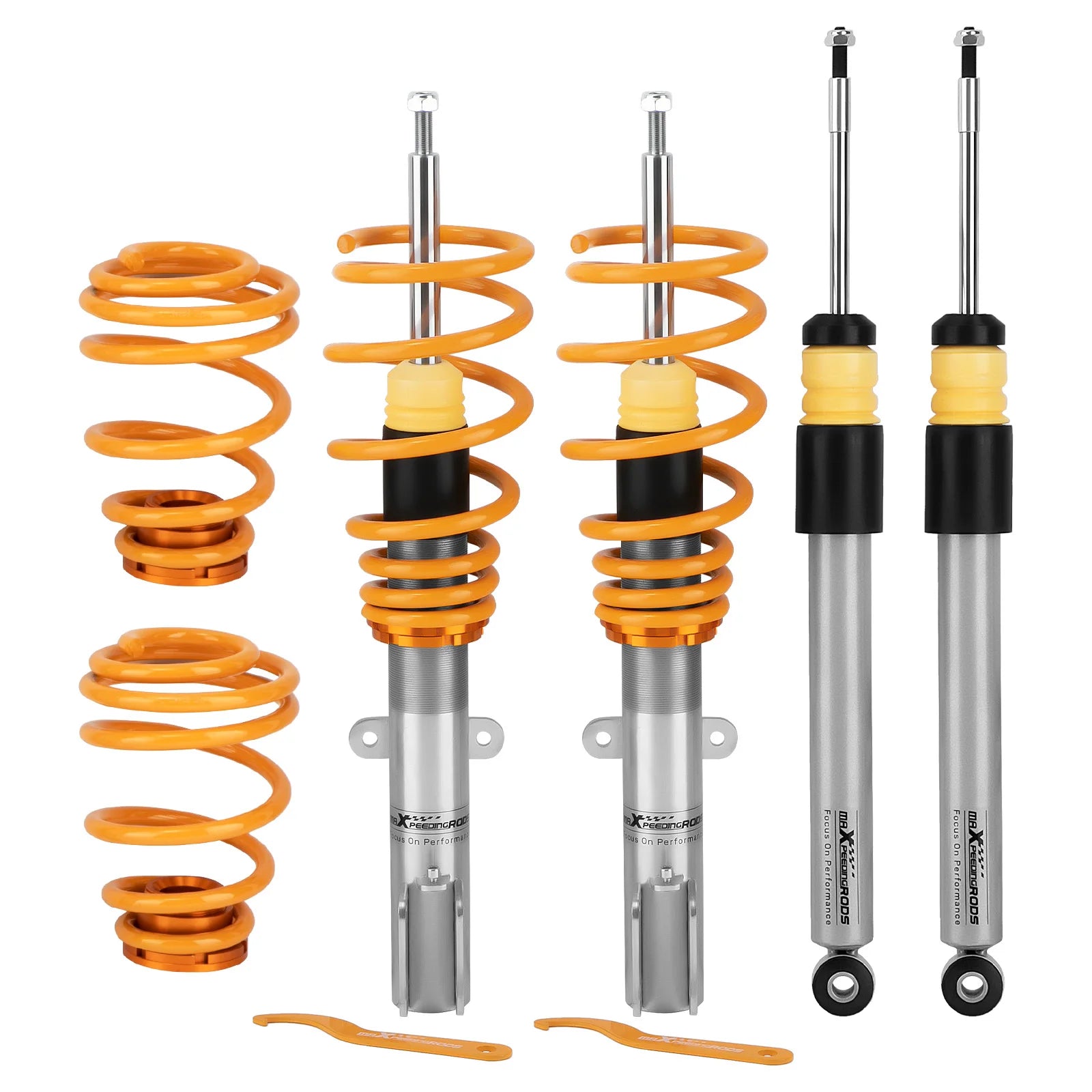 MaXpeedingrods Height Adjustable Coilovers for Renault Clio III MK3 (2005-2012) | 0-60mm Lowering Shock Absorber Kit
