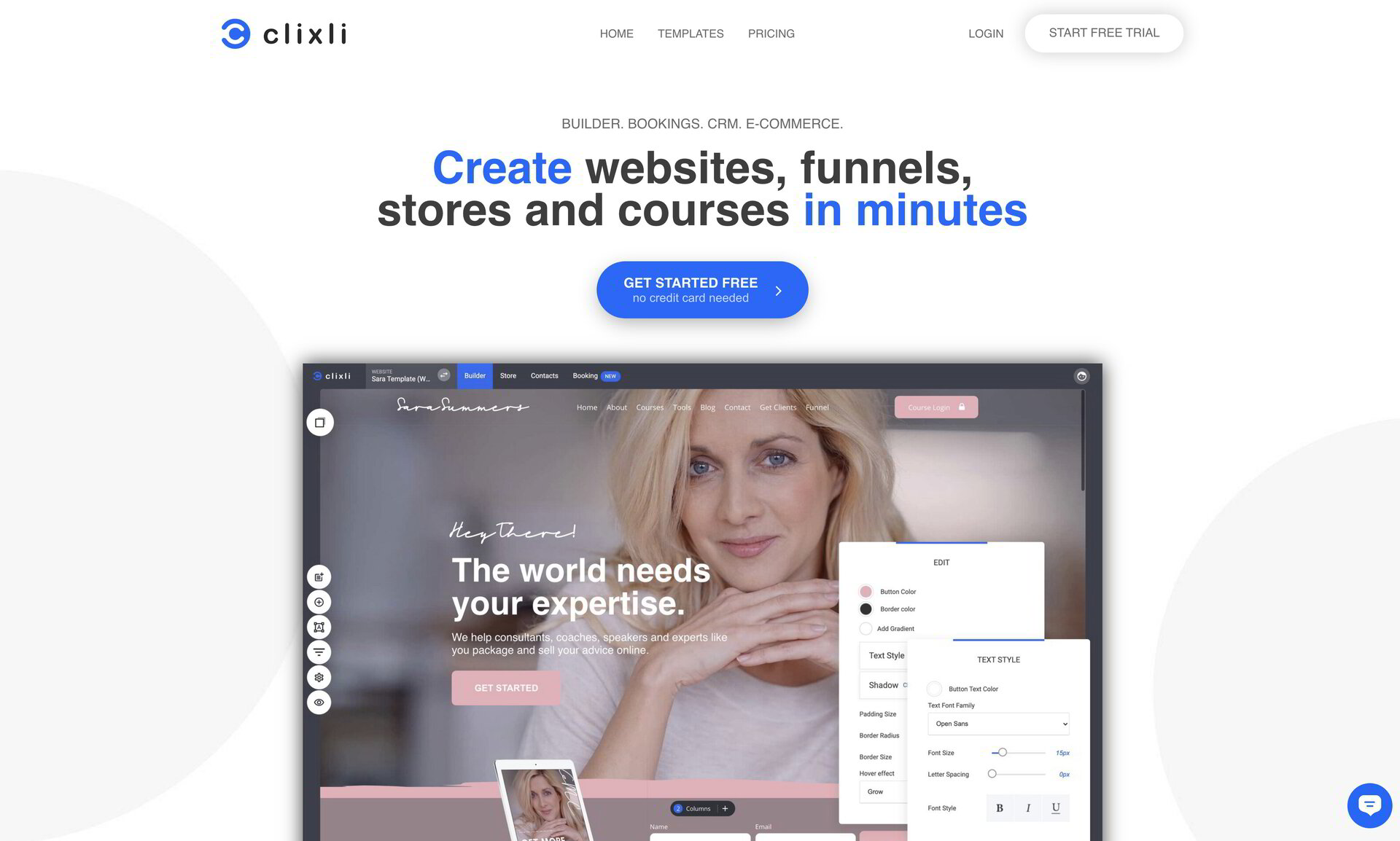 Clixli - Website & Funnel Builder