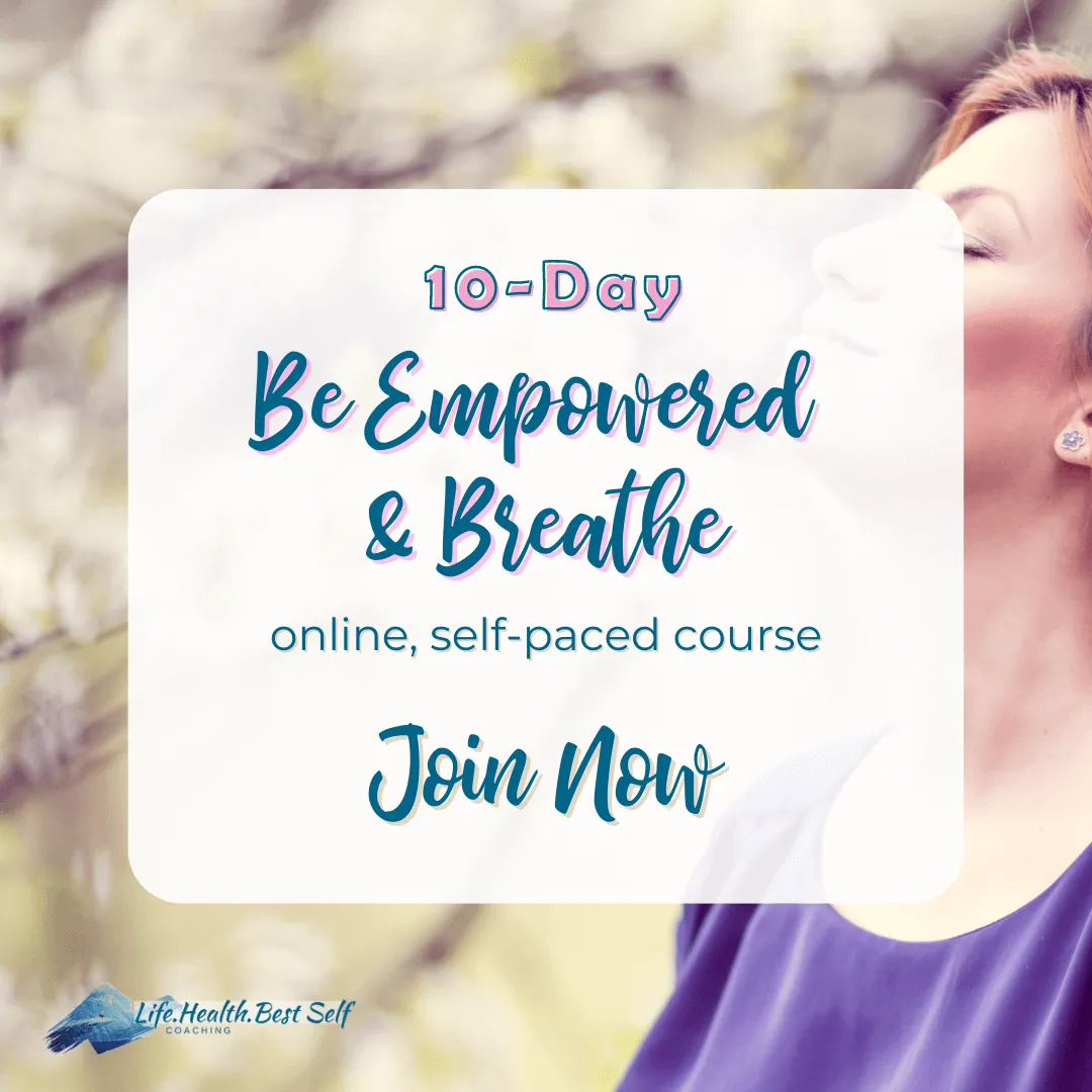 be empowered breathe meditation self-care course