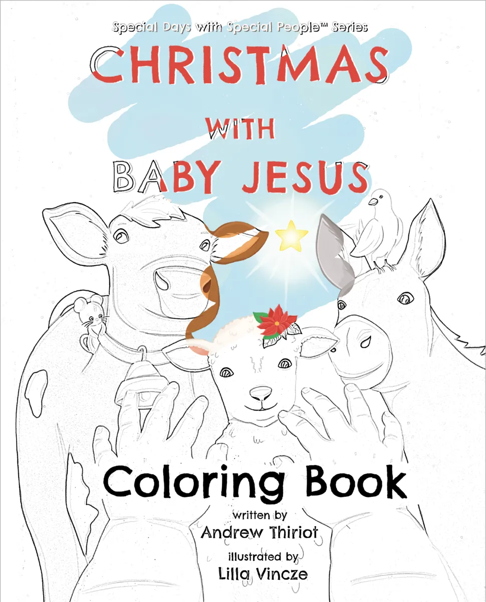 Christmas with Baby Jesus - Coloring Book