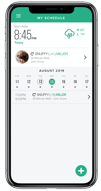 dog walk tracking app