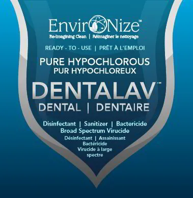 Canadian made Hypochlorous Acid Dental Disinfectant