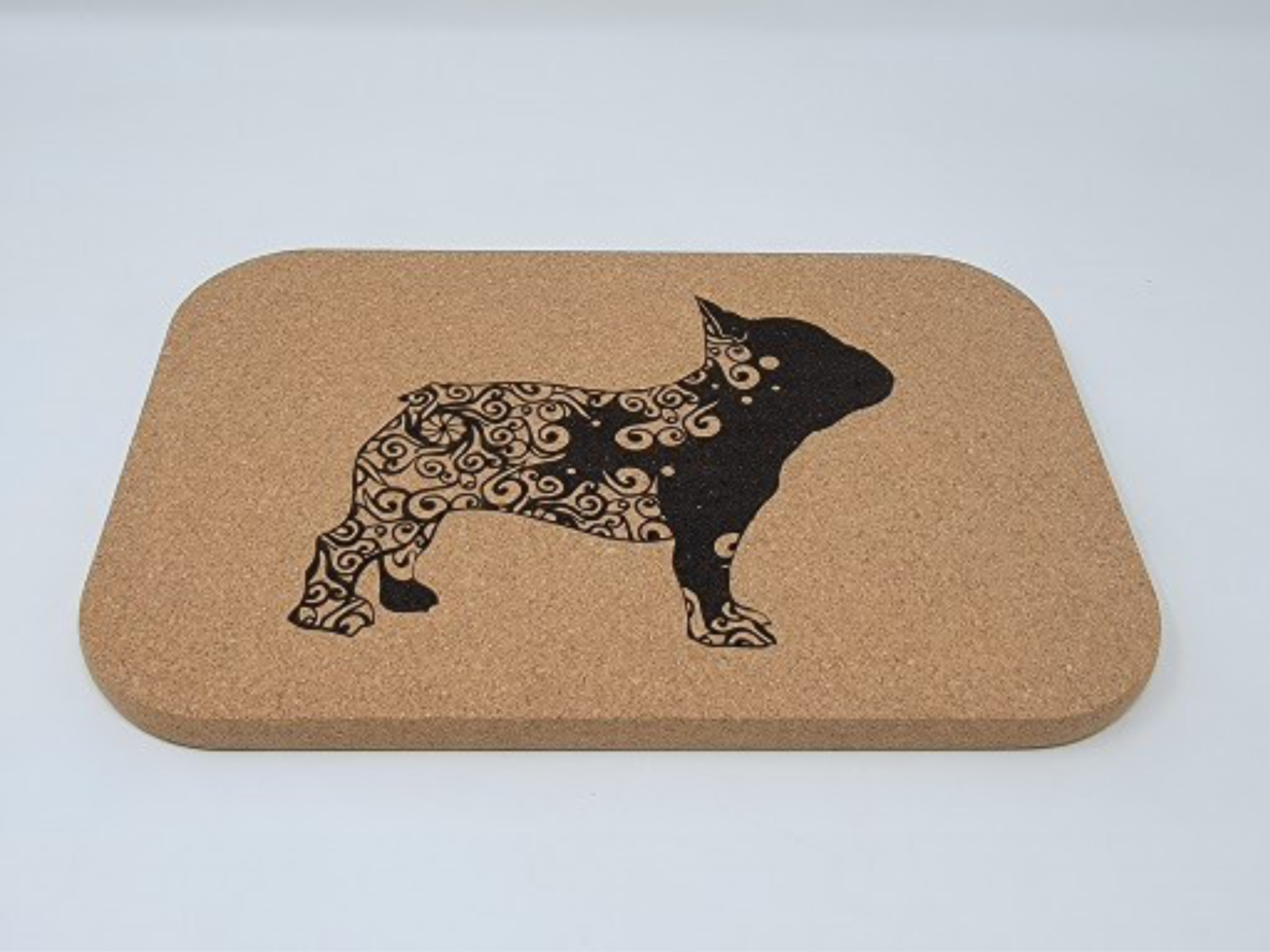 Cork Trivet (Rectangle), Personalized