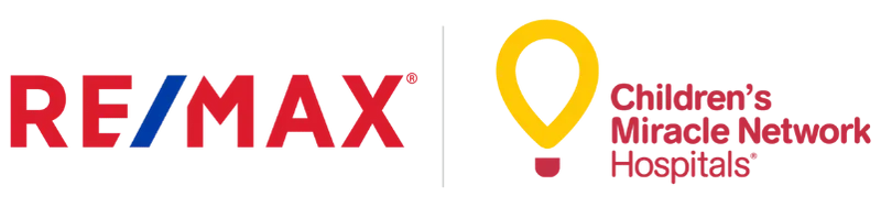 Two Icons of Compassion and Success: The RE/MAX Logo, representing a history of real estate excellence, and the Children's Miracle Network Logo, symbolizing our commitment to making miracles happen for children in need.