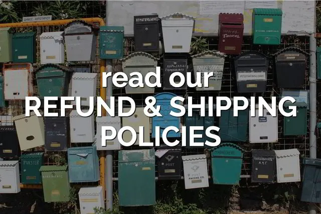 refund & shipping policies