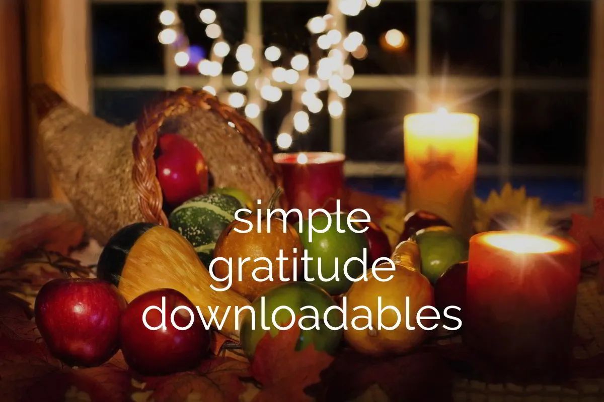 Simple Gratitude Downloadables