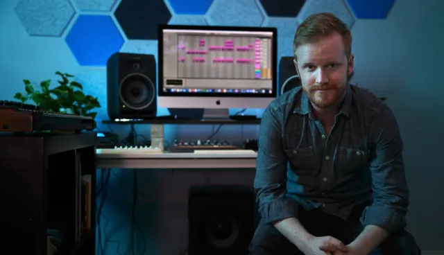Real studio photo for MUSIC ISLAND - Write & Produce Music Like Your Heroes. From Scratch to Spotify.